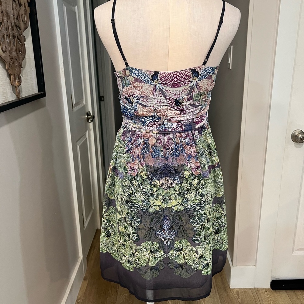 STARING AT STARS lightweight soft hues spaghetti strap mini fun dress - Picture 12 of 14